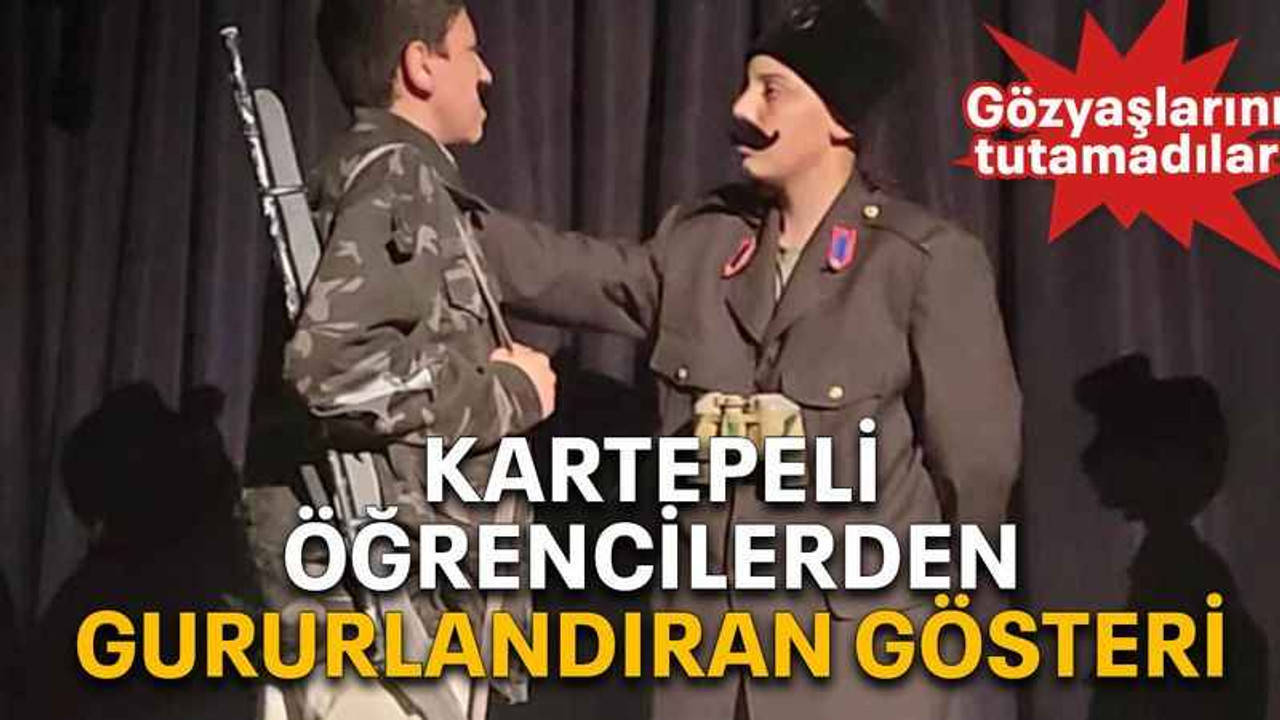 Kartepeli öğrencilerden gururlandıran gösteri